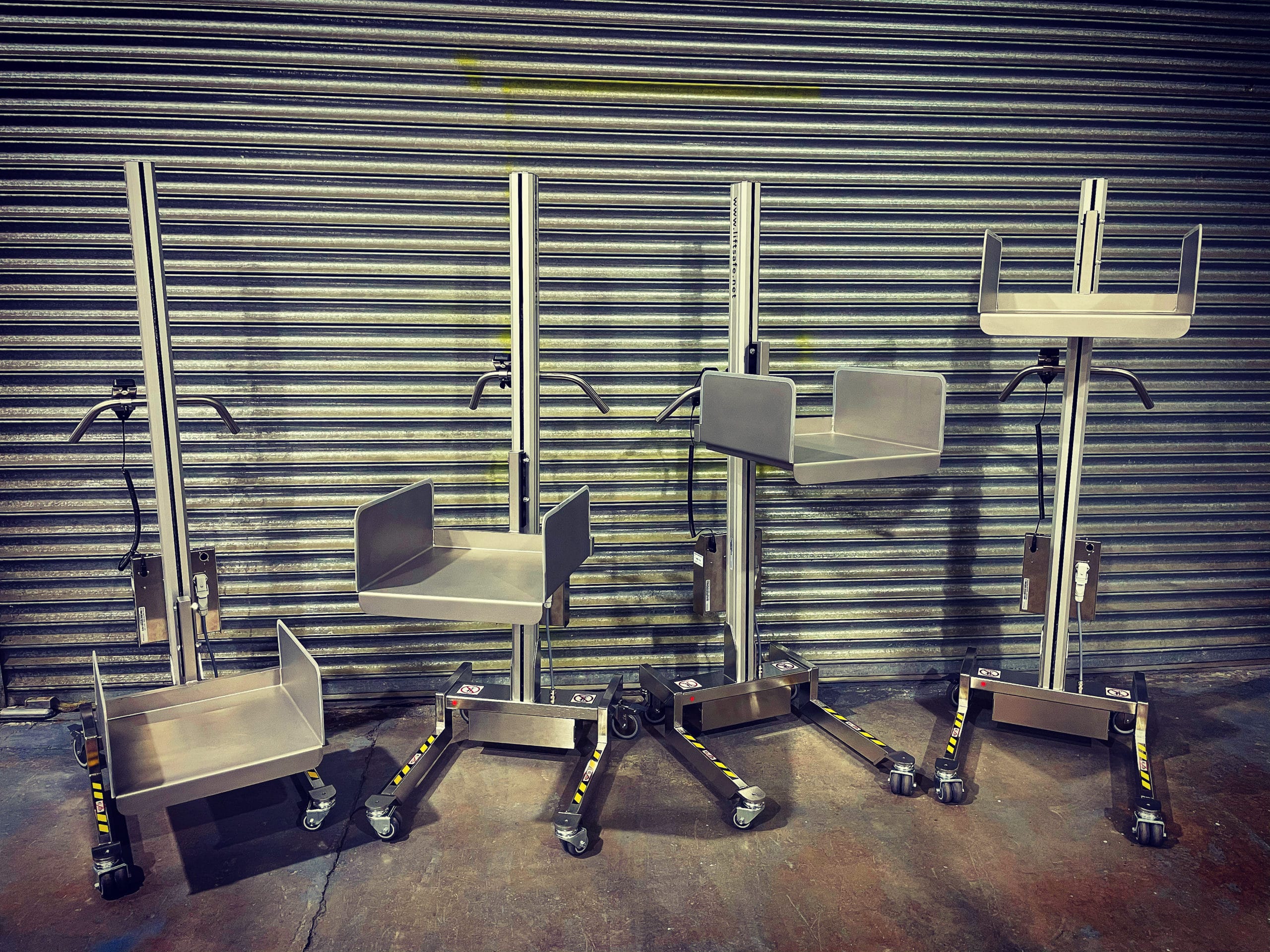 NHS Trust Site In South East Take Delivery of 4 Stainless Steel Lifters