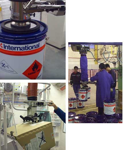 lifting equipment in use